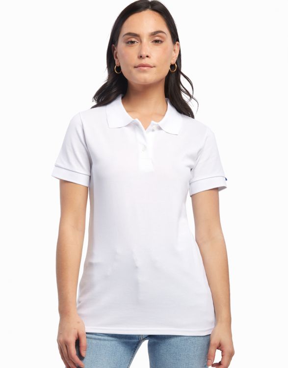 Polo manches courtes pour femme Made in France