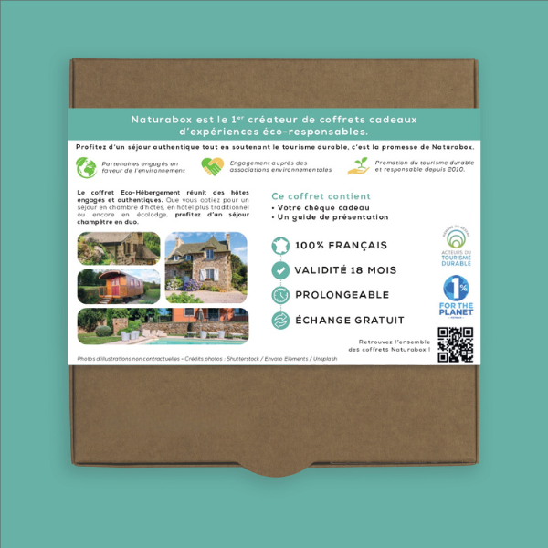 Coffret cadeau éco-responsable - Eco-Hébergement - 7