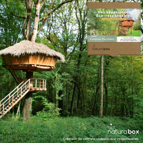 Coffret cadeau éco-responsable - Cabanes Perchées