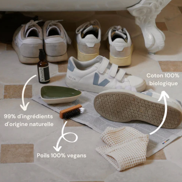 Kit d'entretien pour chaussures éco-responsable Made in France - 5
