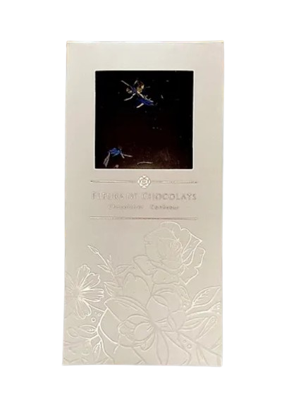 Tablette de chocolat noir bio fleurs de sauge Made in France