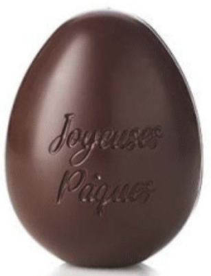 L'œuf de pâques en chocolat plusieurs parfums Made in France