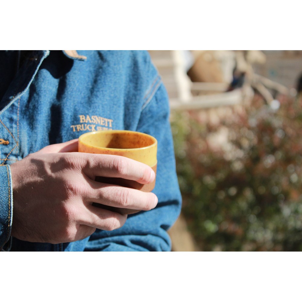 Tasse à café en peaux d'agrumes recyclées Made in France -