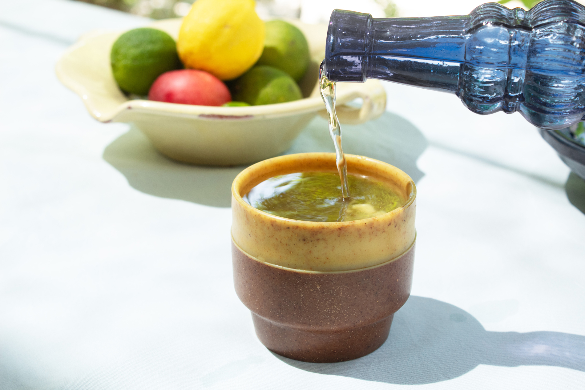 Tasse à café en peaux d'agrumes recyclées Made in France -