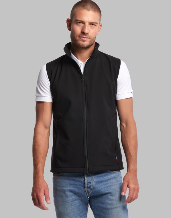 Bodywarmer softshell pour homme Made in France -