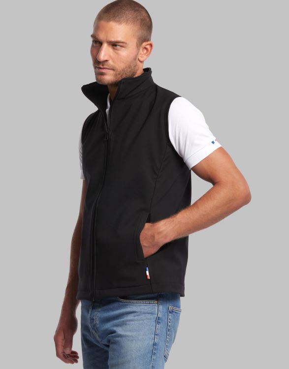 Bodywarmer softshell pour homme Made in France -