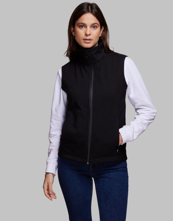 Bodywarmer softshell pour femme Made in France -