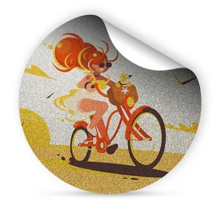 Auto-collant en textile réfléchissant réutilisable Made in France  -