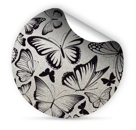 Auto-collant en textile réfléchissant réutilisable Made in France  -