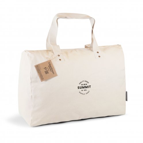 Set sac de voyage et trousse en coton biologique - COMBIO -