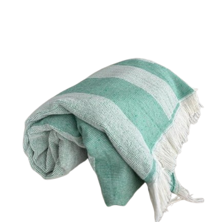 Fouta tissage Jacquard avec dos éponge - cottonland® - 5