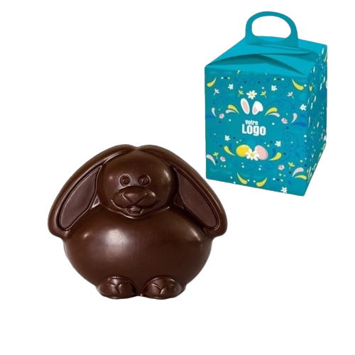 Moulage Lapin 30g en chocolat noir 70% Bio -