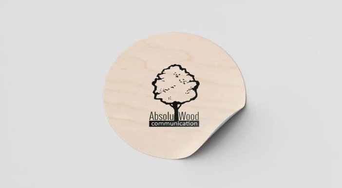 Sticker en bois Made in France -