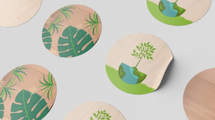 Sticker en bois Made in France -