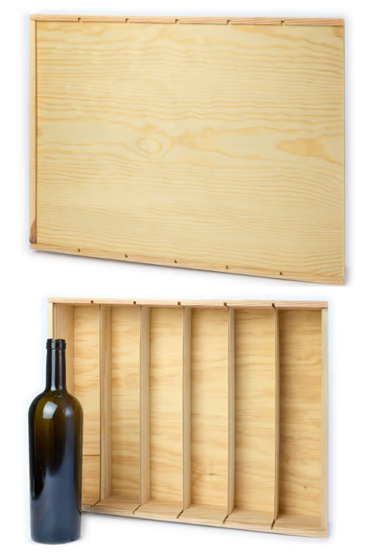 Coffret à glissière en bois Made in France -