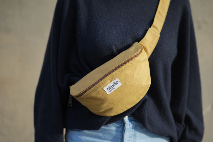 Sac banane en coton bio - Valentine - 13