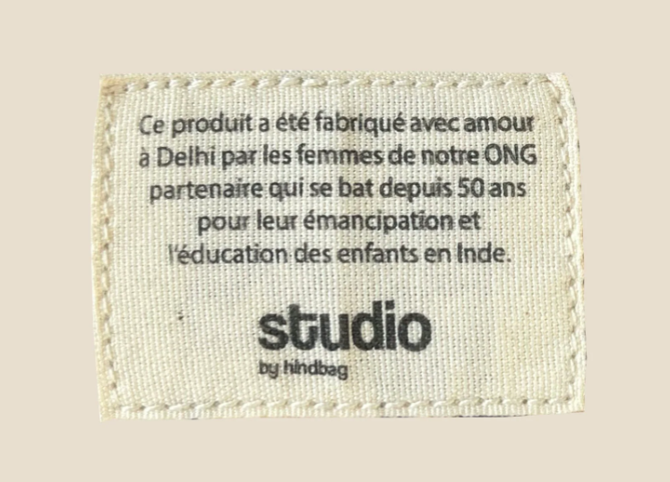 Sac banane en coton bio - Valentine - 18