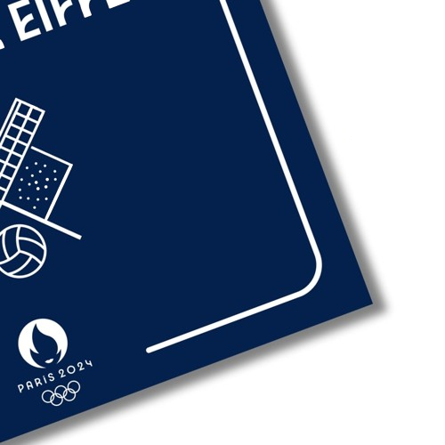 Plaque de rue en fer Made in France -