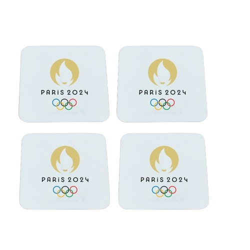 Sous-verres en bois compressé Made in France -