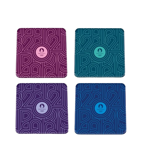 Sous-verres en bois compressé Made in France