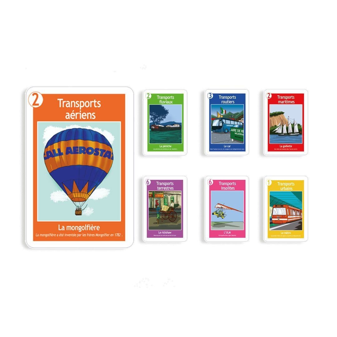 Jeu de 7 familles "Les transports"