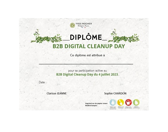 Diplôme A4 en papier à planter Made in France -