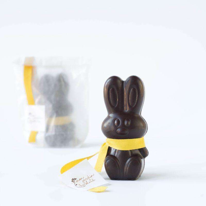Lapin en chocolat bio Made in France  -