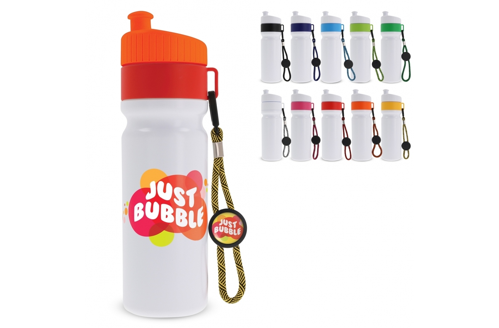 Bouteille de sport avec cordon 750ml