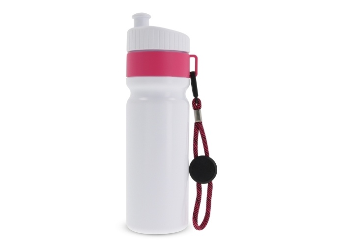 Bouteille de sport avec cordon 750ml -