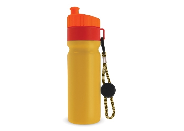 Bouteille de sport avec cordon 750ml -