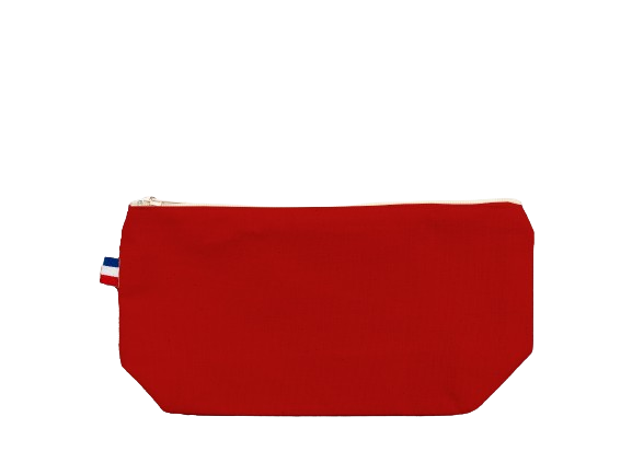 Trousse avec soufflet de fond 240 g en coton made in France - Elise - 2