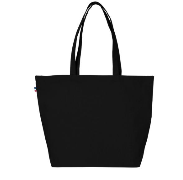 Sac de plage 240g en coton bio Made in France - Marine - 2