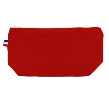 Trousse avec soufflet de fond 240g en coton bio Made in France - Nina - 2