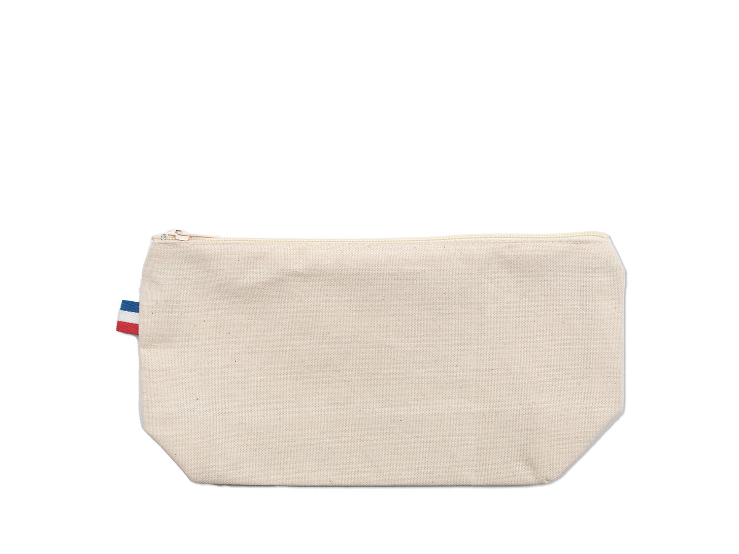 Trousse avec soufflet de fond 240g en coton bio Made in France - Nina