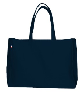 Sac cabas avec soufflet en coton recyclé Made in France - Manu - 4