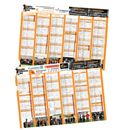 Calendrier Made in France 