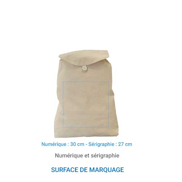 Sac à dos en coton bio Made in France  - 3