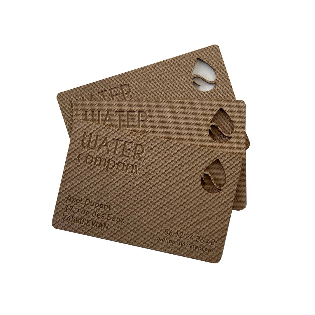 Carte de visite en bois Made in France -