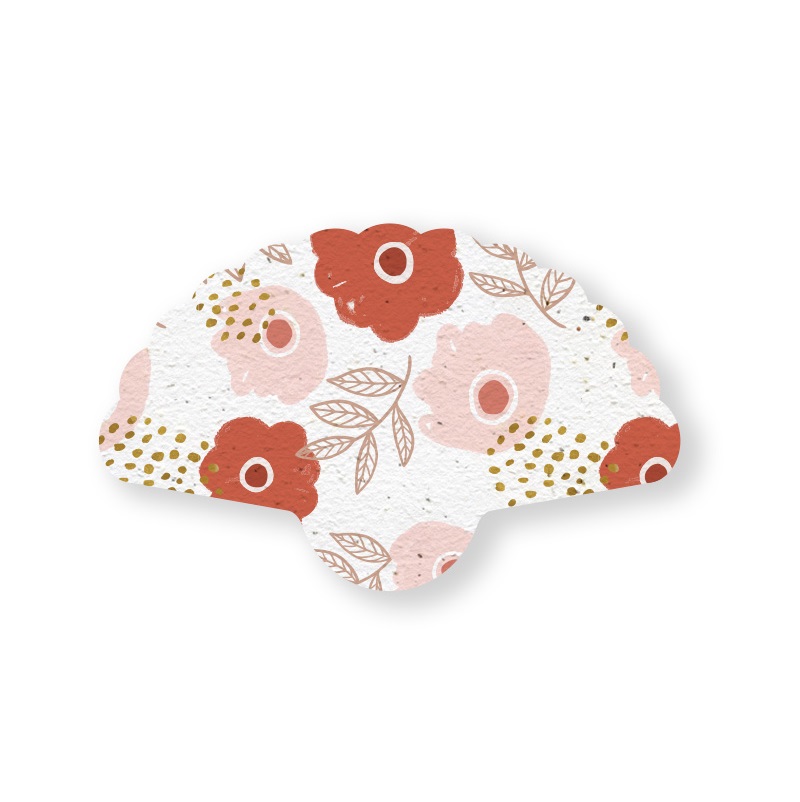 Eventail en papier à planter Made in France -