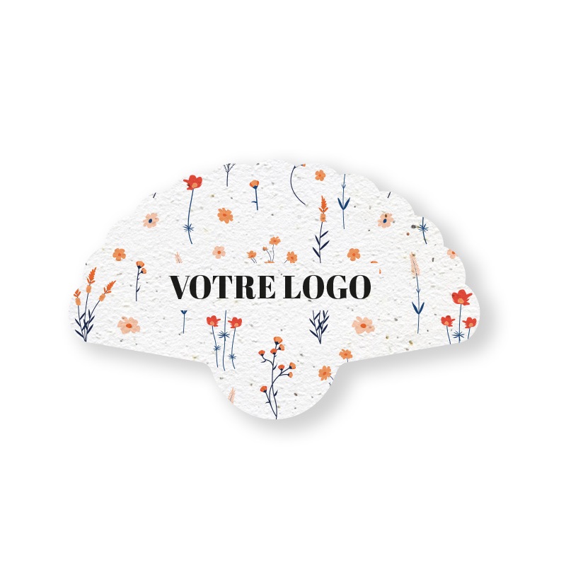 Eventail en papier à planter Made in France