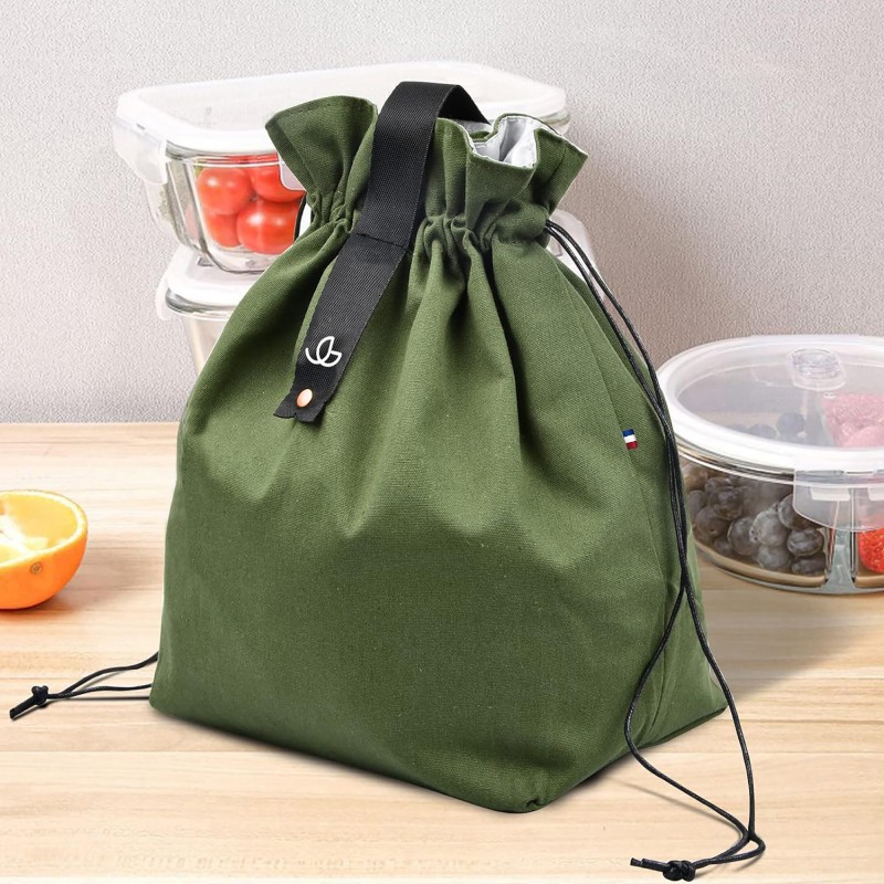 Sac repas en coton recyclé GRS et Origine France Garantie - 8