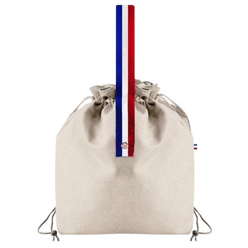 Sac repas en coton recyclé GRS et Origine France Garantie