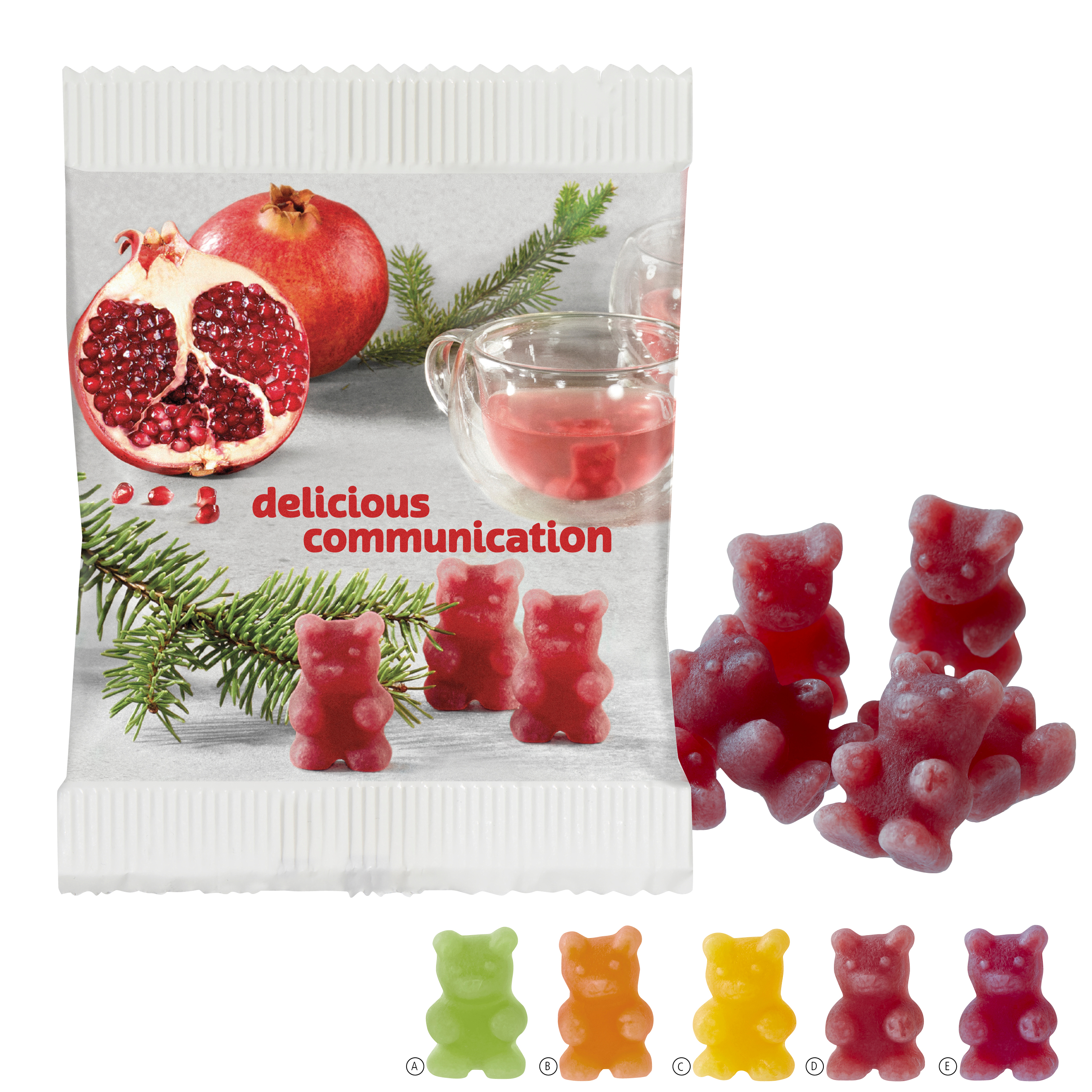 Pâte de fruit pour tisane en sachet en papier  - 2