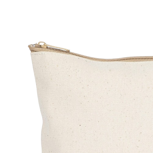 Trousse plate en coton bio fabriquée en France  - 3