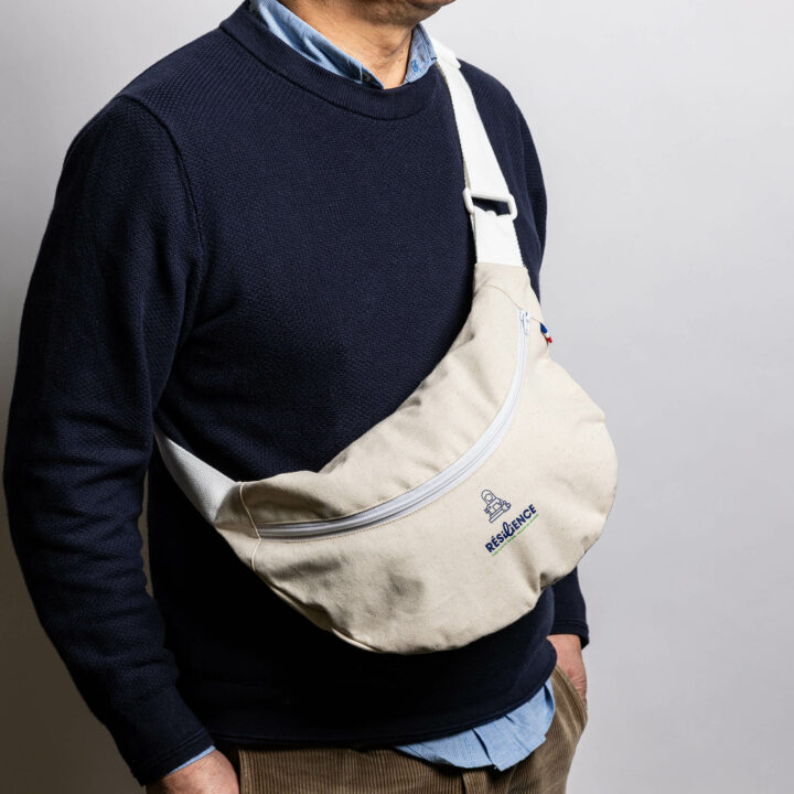 Sac banane en coton bio fabriqué en France   -