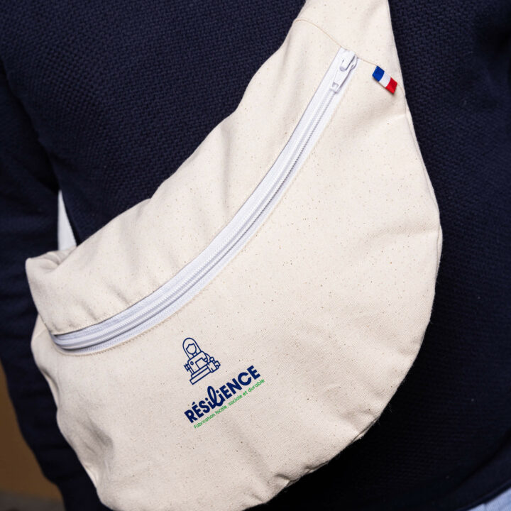 Sac banane en coton bio fabriqué en France   -