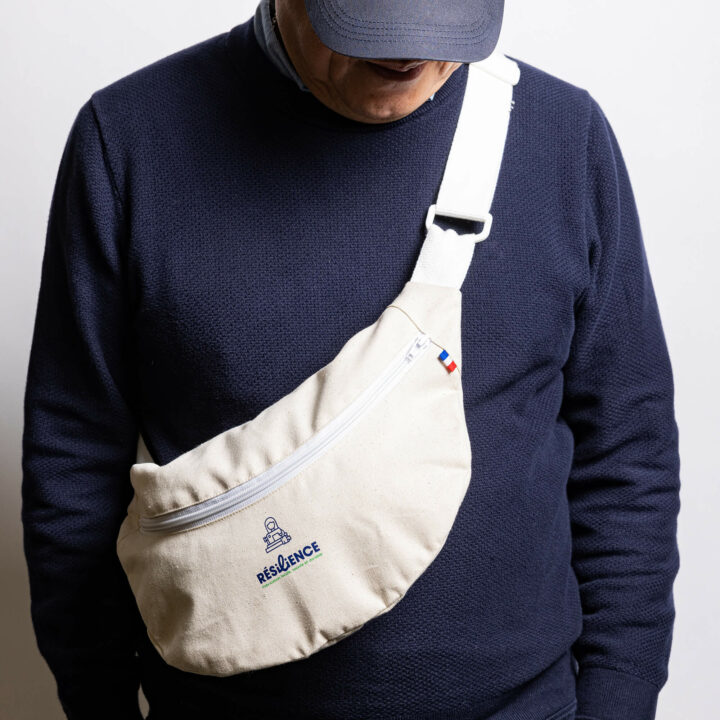 Sac banane en coton bio fabriqué en France   -