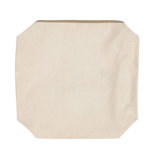 Trousse zippée en coton bio fabriquée en France -