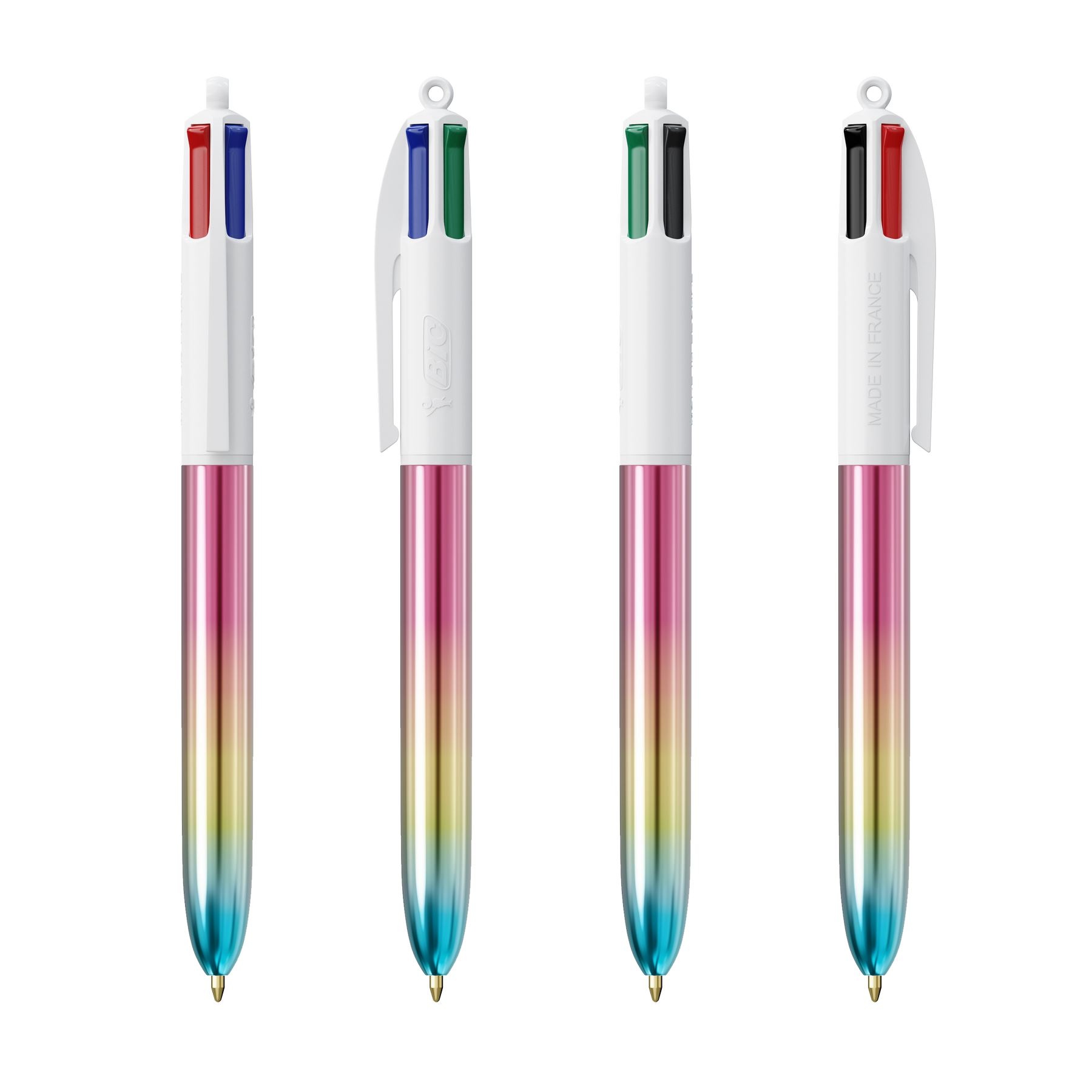 BIC® 4 Couleurs® Gradient avec Lanyard -