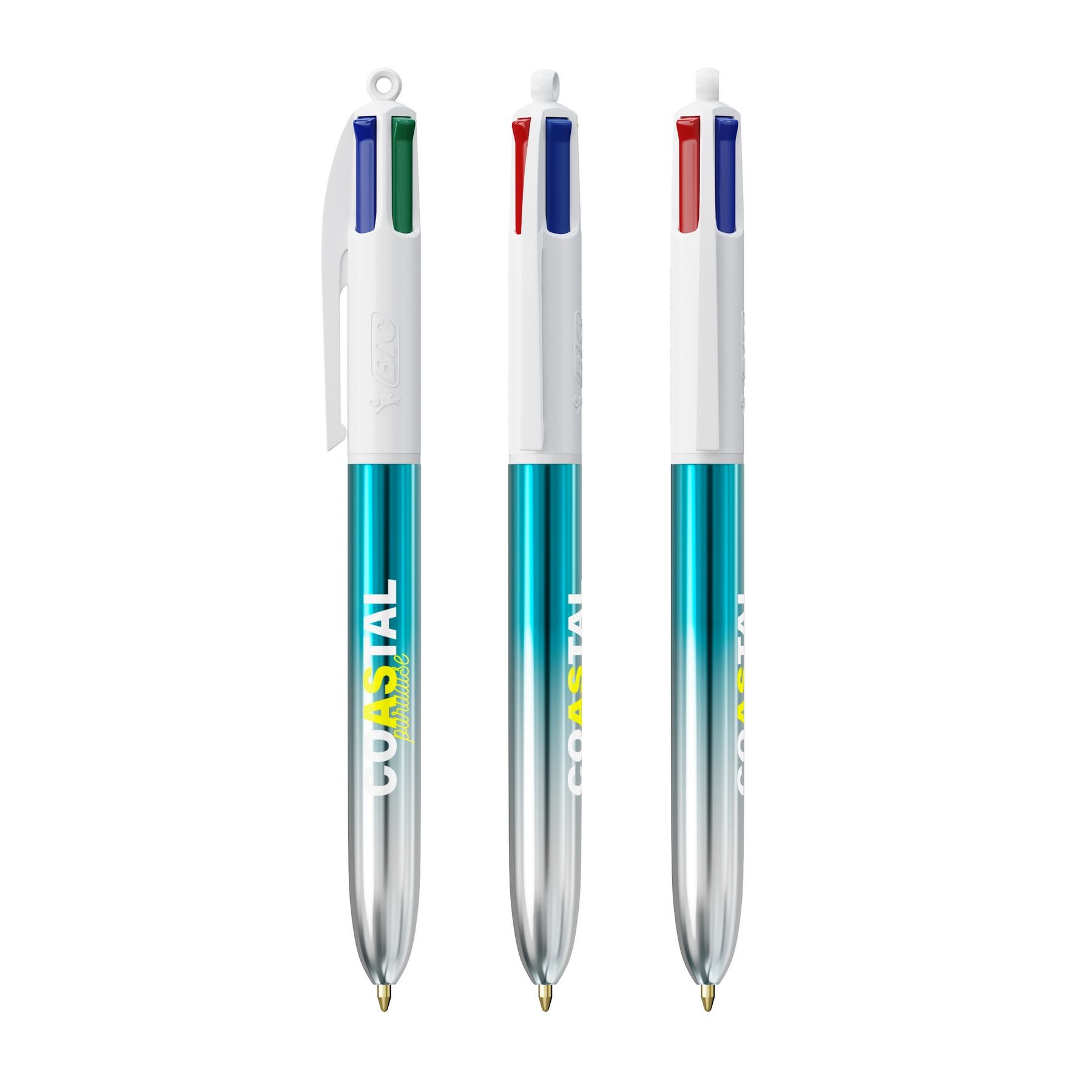 BIC® 4 Couleurs® Bicolor avec lanyard -